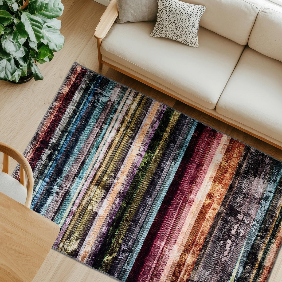 FLACHWEBETEPPICH 160/230 cm Piper Multicolor rechteckig  - Multicolor, Basics, Textil (160/230cm) - Astra