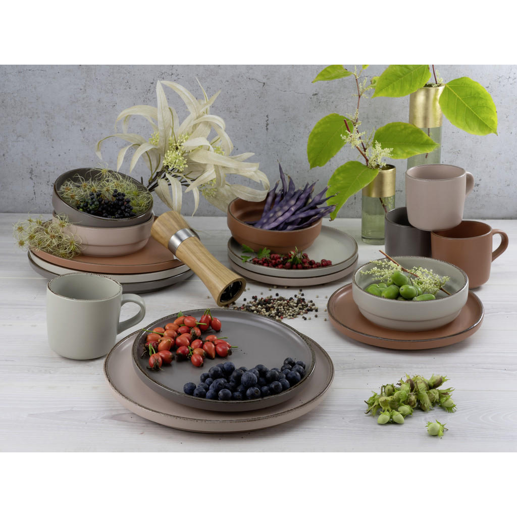 Thumbnail - Creatable Kombiservice, Mehrfarbig, Keramik, 16-teilig, Uni, 400 ml,400 ml, 32.5x33x40 cm, Essen & Trinken, Geschirr, Ge...