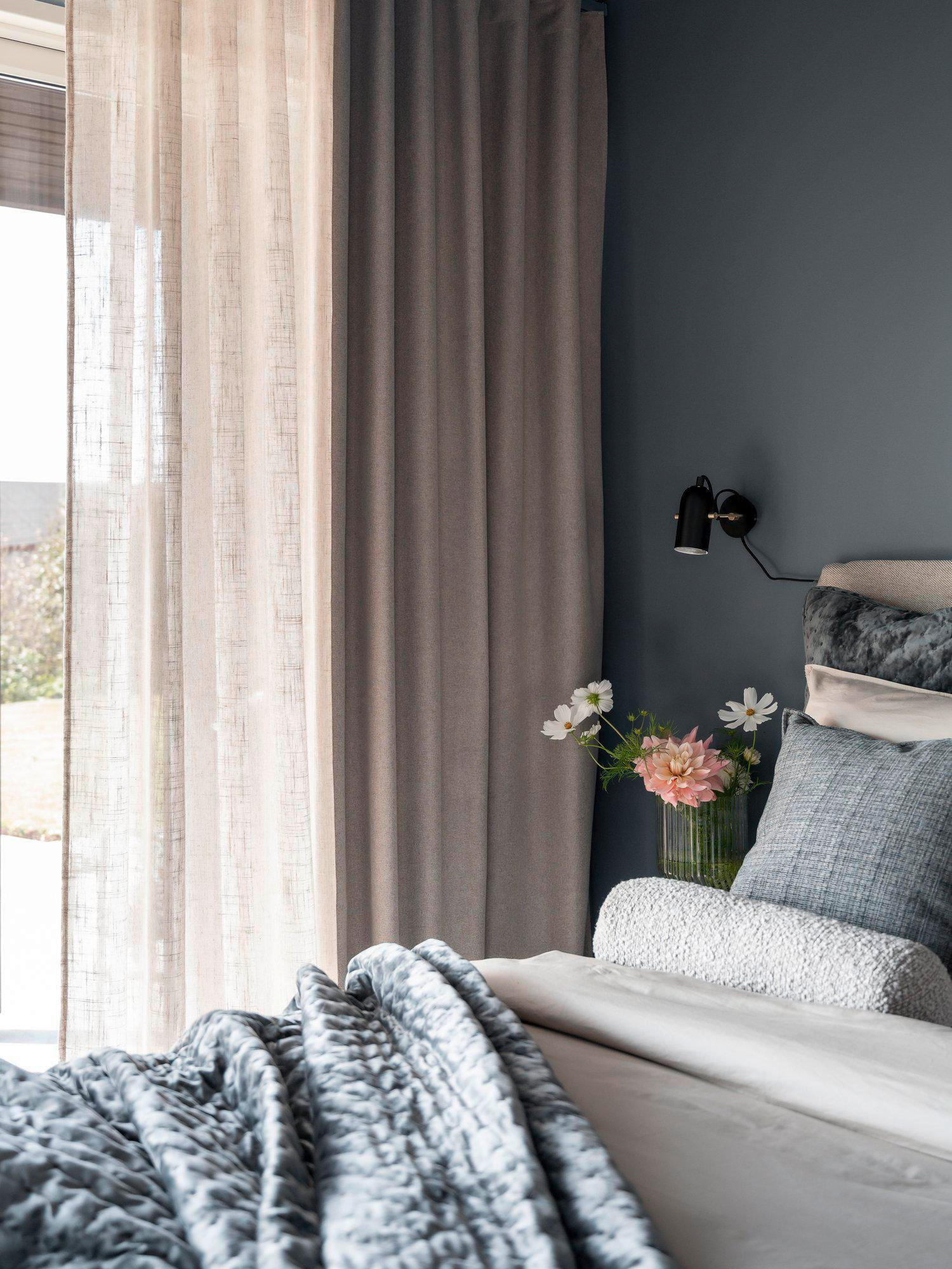 VERDUNKELUNGSVORHANG - Taupe, Basics, Textil (140/270cm) - Svanefors
