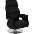 RELAXSESSEL Echtleder Relaxfunktion - Schwarz, Design, Leder/Metall (72/115/79cm) - Welnova RELAXSESSEL Echtleder Relaxfunktion - Schwarz, Design, Leder/Metall (72/115/79cm) - Welnova