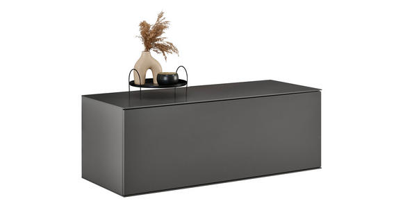 LOWBOARD  121/44/50 cm  Beimöbel erhältlich, hängend, in verschiedenen Holzdekoren erhältlich  - Anthrazit, Design, Holzwerkstoff (121/44/50cm) - Dieter Knoll