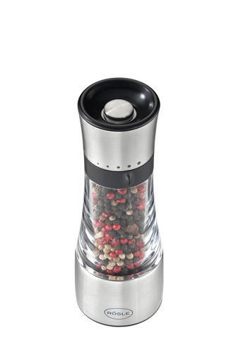GEWÜRZMÜHLE  - Transparent, Basics, Keramik/Metall (6,0/18,0/6,0cm) - Rösle