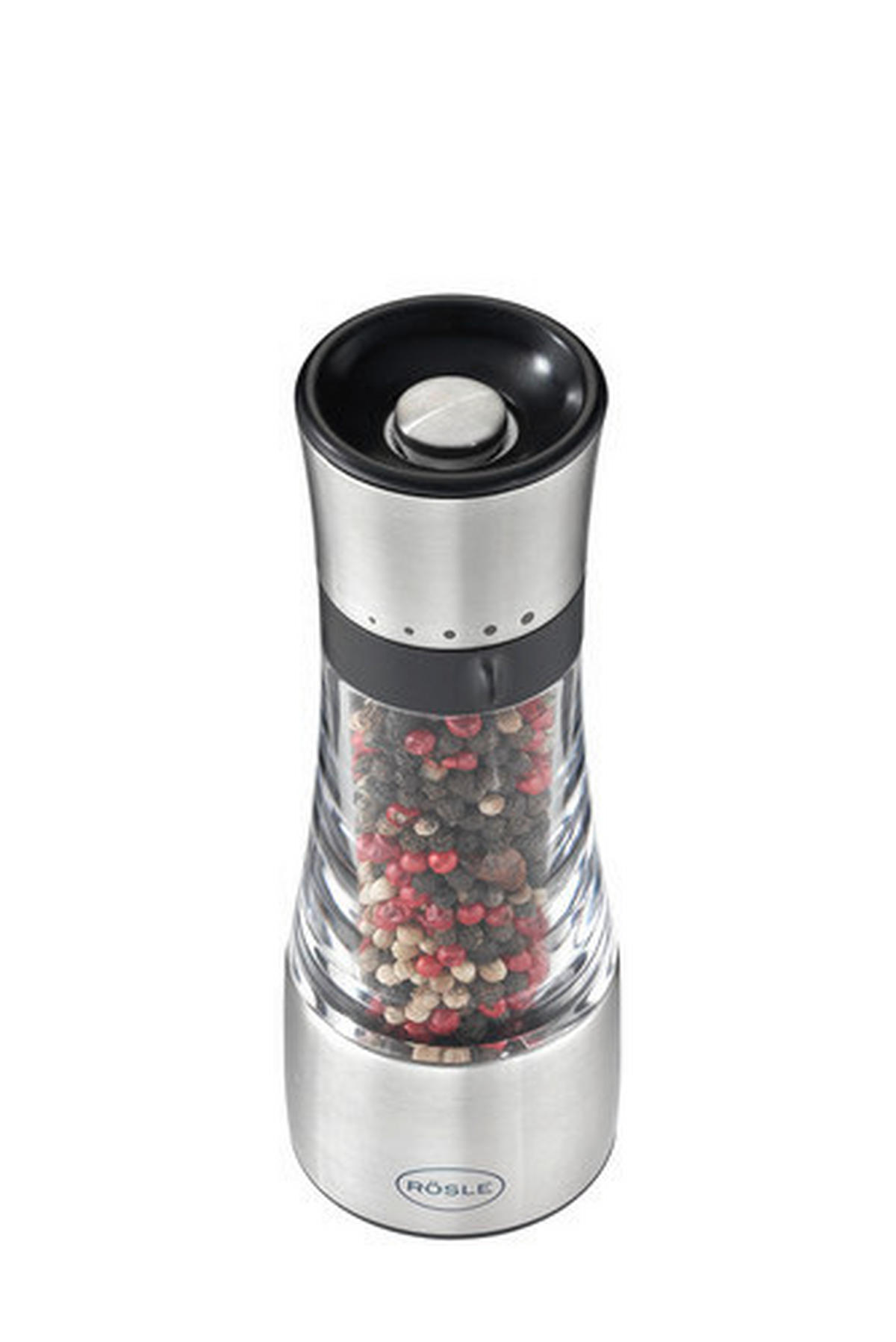 GEWÜRZMÜHLE  - Transparent, Basics, Keramik/Metall (6,0/18,0/6,0cm) - Rösle