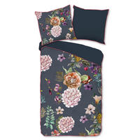 WENDEBETTWÄSCHE Parma Satin 135/200 cm  - Anthrazit/Grau, Design, Textil (135/200cm)