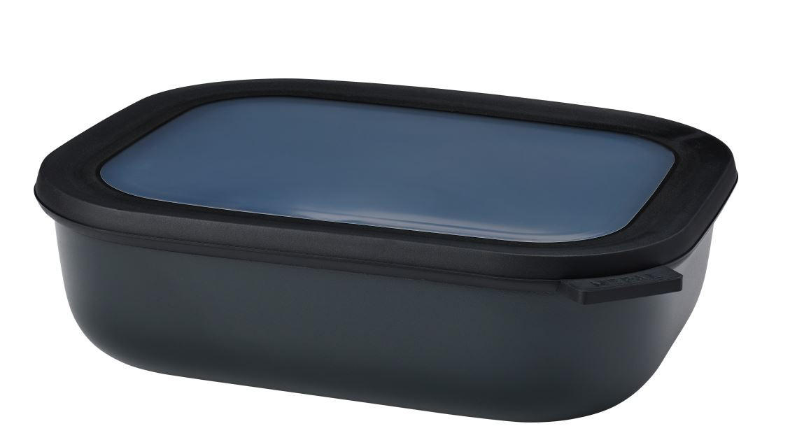 VORRATSDOSE CIRQULA 2 L  - Transparent/Schwarz, KONVENTIONELL, Kunststoff (25/7/20cm) - Mepal