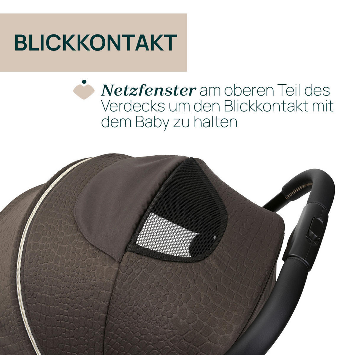 BUGGY GOODY XPLUS  - Bronzefarben, Basics, Textil/Metall (47/86/106cm) - Chicco