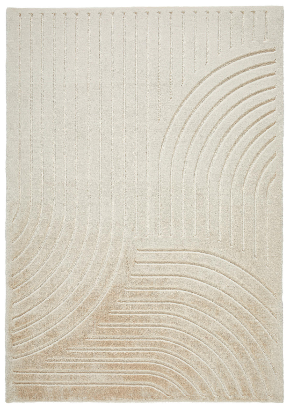 KOBEREC S VYSOKÝM VLASEM, 130/190 cm, béžová - béžová, Design, textil/plast (130/190cm) - Novel