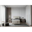 BOXSPRINGBETT 120/200 cm  in Hellgrau  - Hellgrau/Schwarz, Natur, Textil/Metall (120/200cm) - Esposa