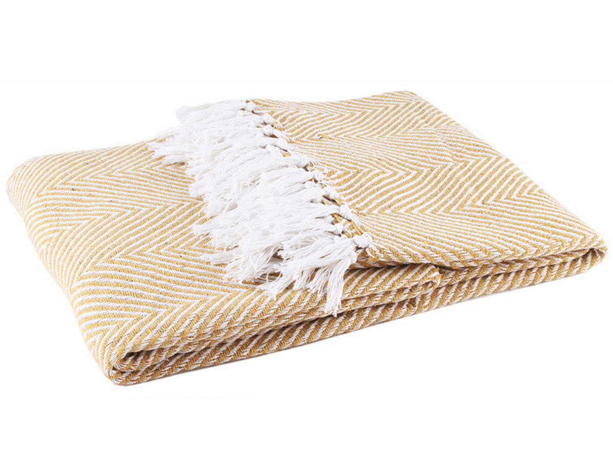 TAKARÓ 150/200 cm  - világossárga, Basics, textil (150/200cm)