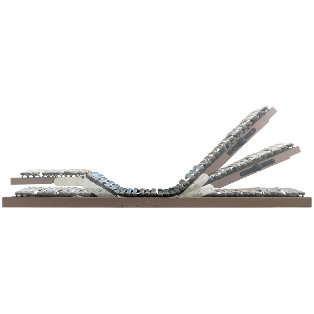 Thumbnail - Dieter Knoll Lattenrost Fusion Base Move, Holz, Buche, Schichtholz, 3-Zonen, 120x200 cm, Made in Austria, Schulterabsenk...