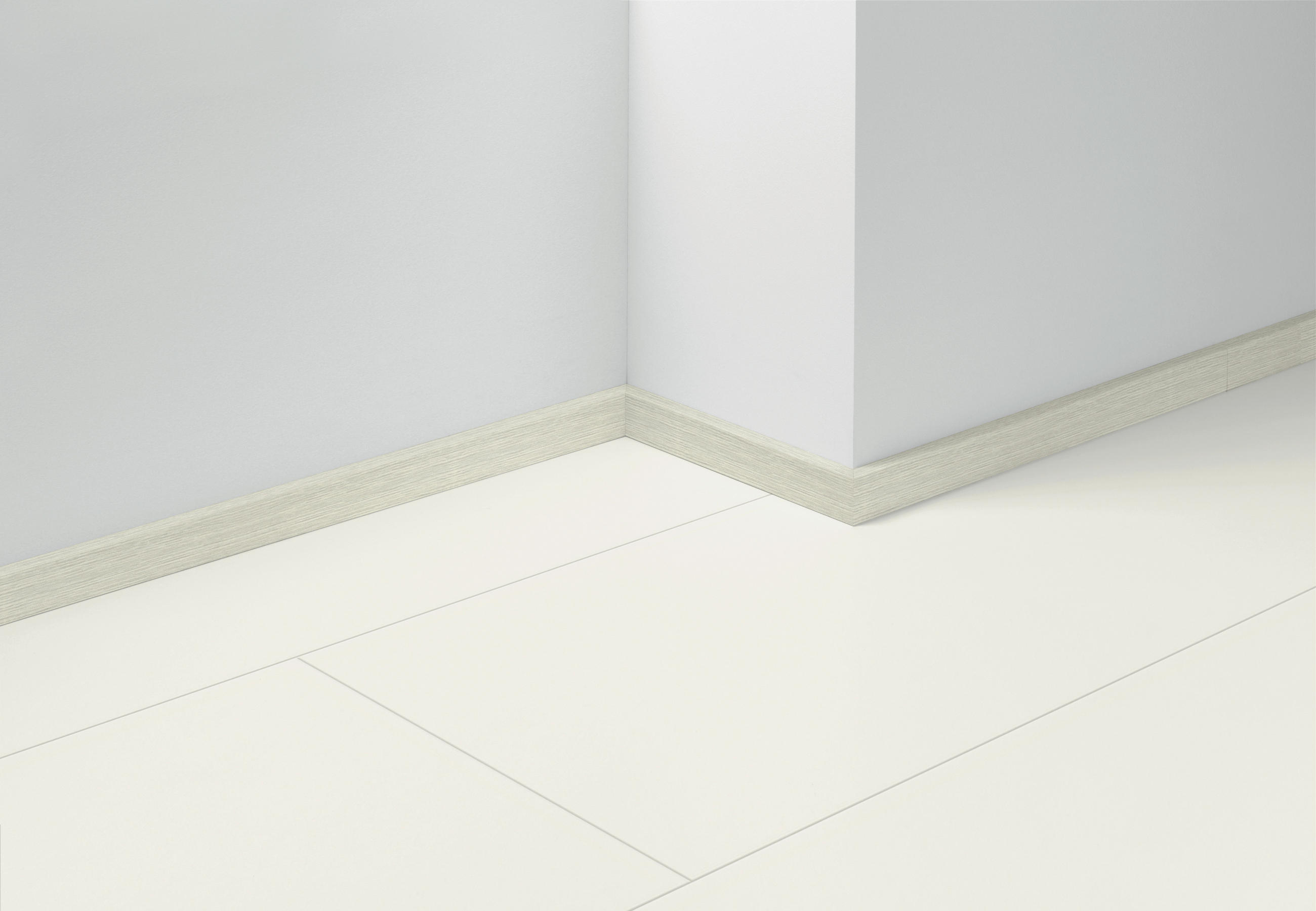 SOCKELLEISTE - Eichefarben/Hellgrau, Basics, Holzwerkstoff (220/1,6/4cm) - Parador