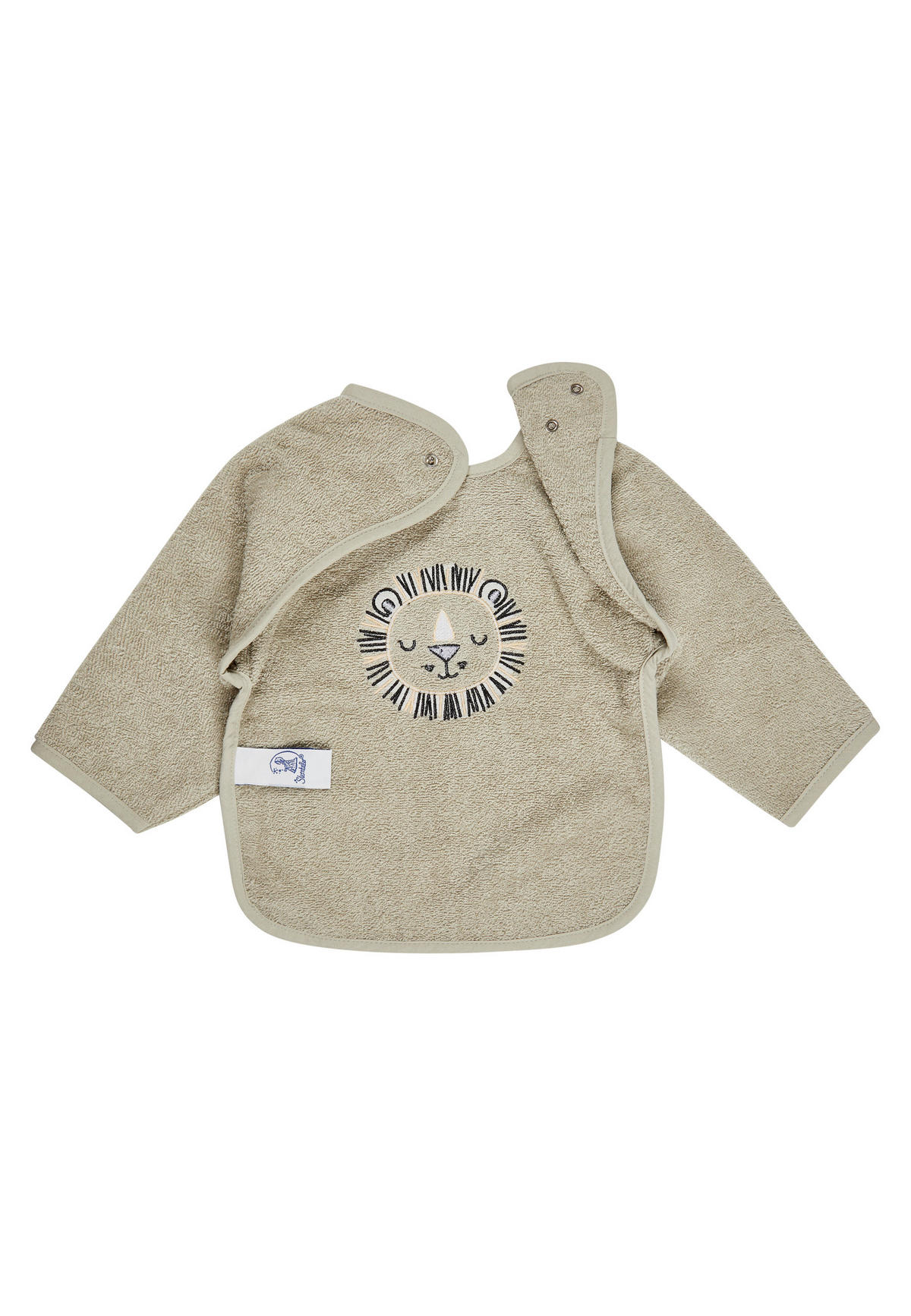 LÄTZCHEN Löwe Leo  - Mintgrau, Basics, Textil (50/73/0,5cm) - Sterntaler