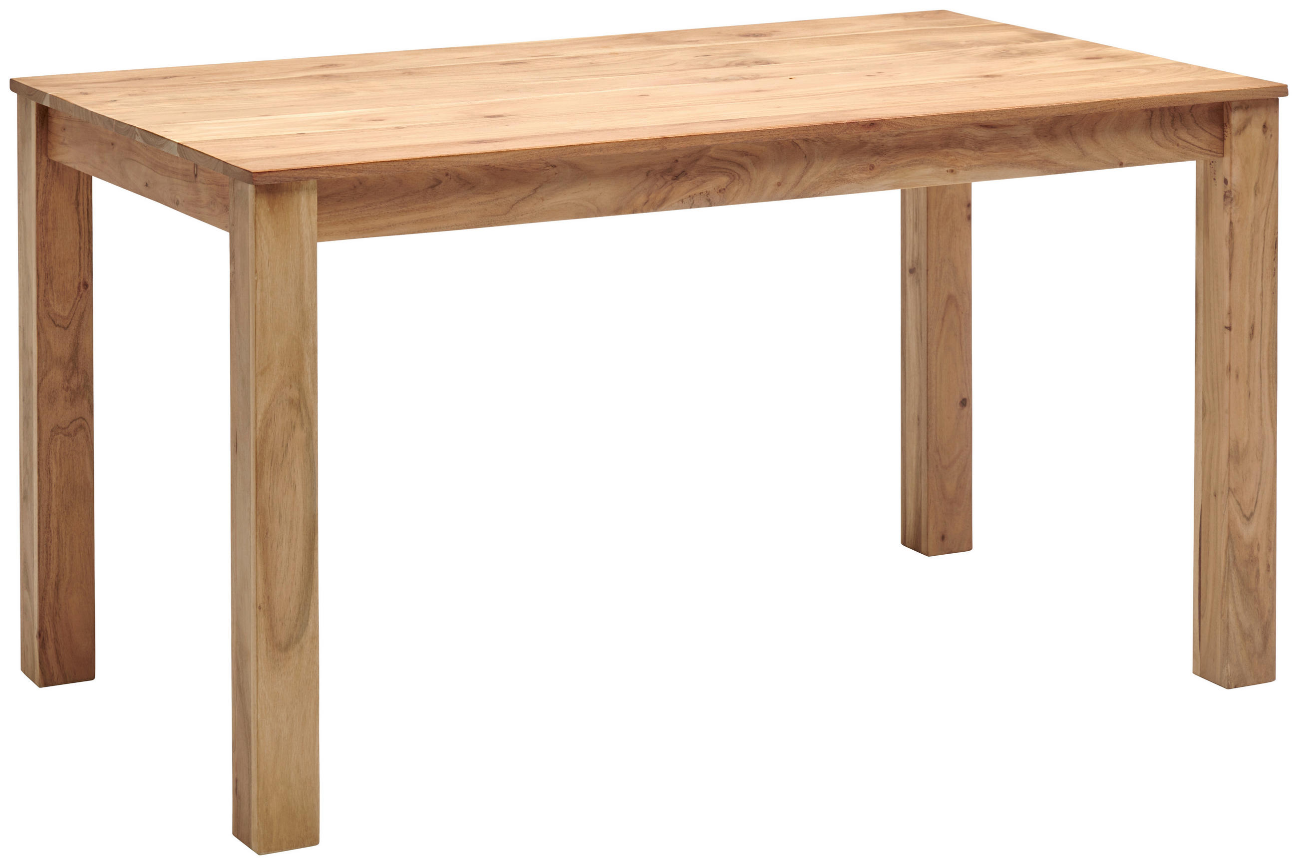 ESSTISCH Akazie vollmassiv rechteckig Akaziefarben  - Akaziefarben, KONVENTIONELL, Holz (120/80/76cm) - MID.YOU