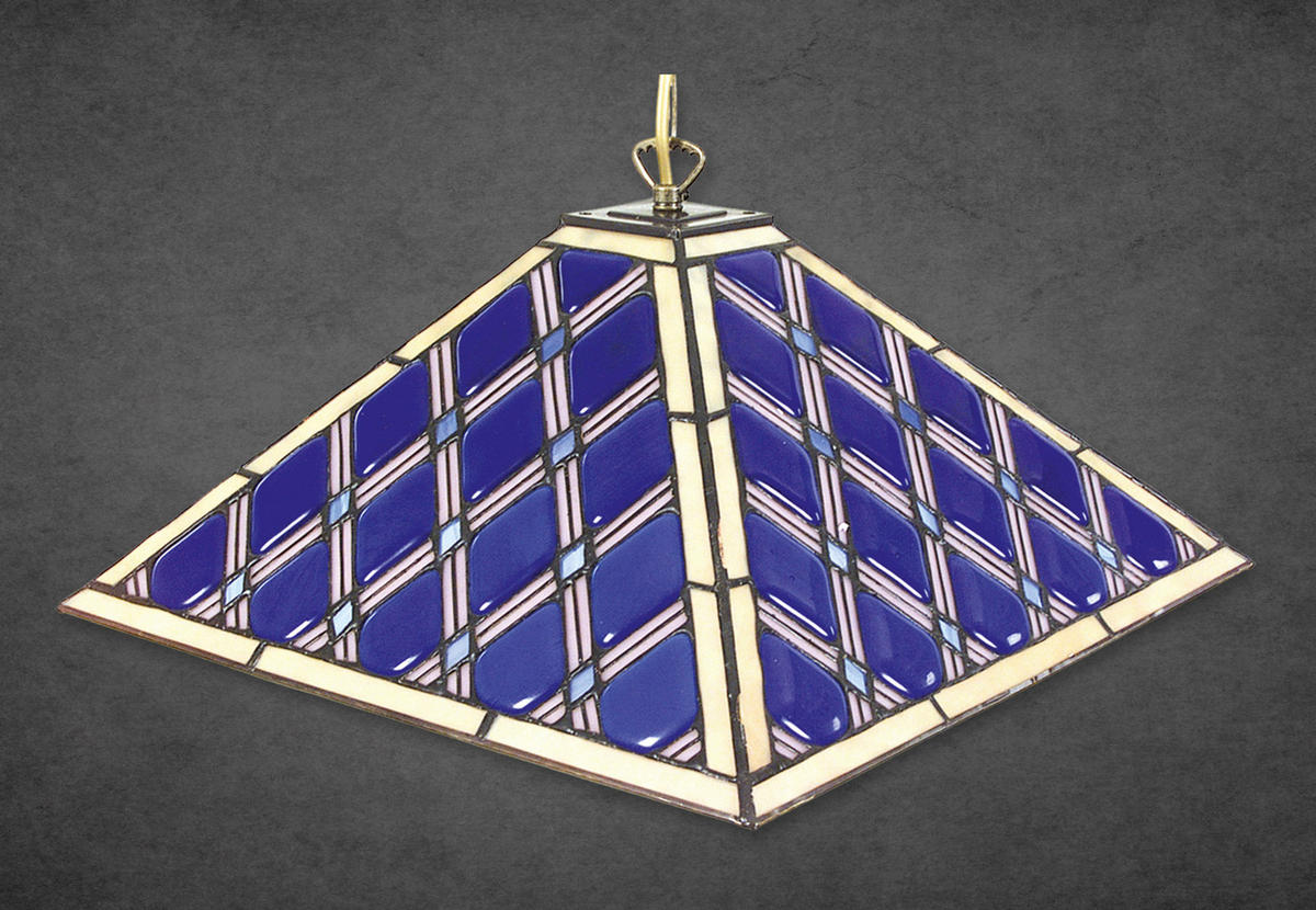 HÄNGELEUCHTE 40/40/111 cm  - Blau, Natur, Glas/Metall (40/40/111cm) - Näve