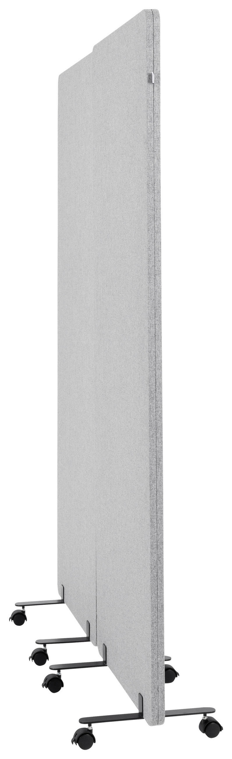 MELLANVÄGG  i metall, plast, textil  ljusgrå  - ljusgrå, Basics, metall/textil (60/177/35cm) - MID.YOU