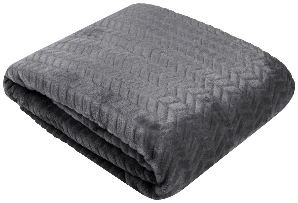 GESCHENKBOX  - Anthrazit, Basics, Textil (130/170cm) - Novel