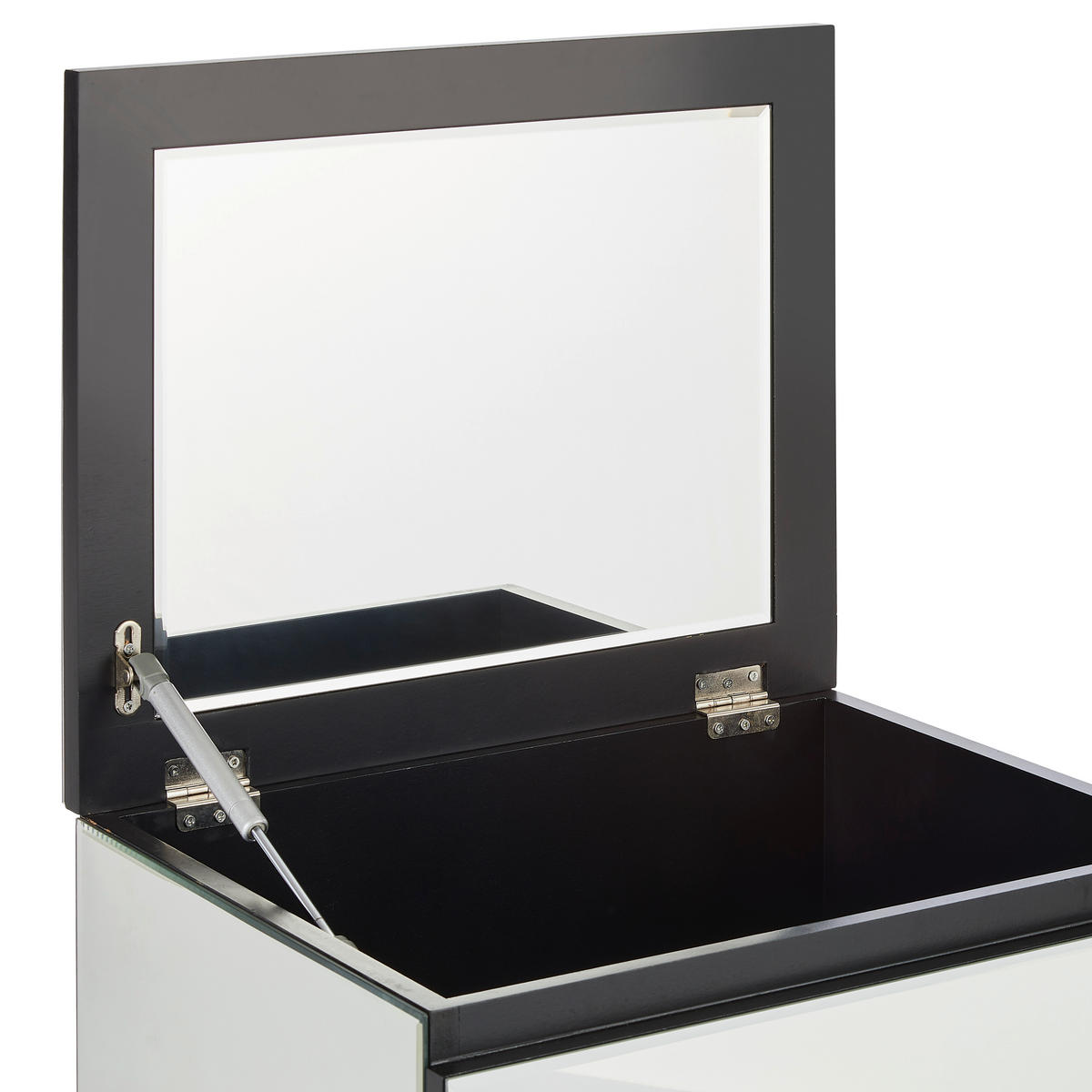 KOMMODE  in 50/120/40 cm  - Silberfarben, Trend, Glas/Holzwerkstoff (50/120/40cm) - Xora