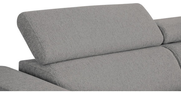 ECKSOFA Dunkelgrau Struktur - Dunkelgrau/Schwarz, Design, Kunststoff/Textil (284/205cm) - Xora
