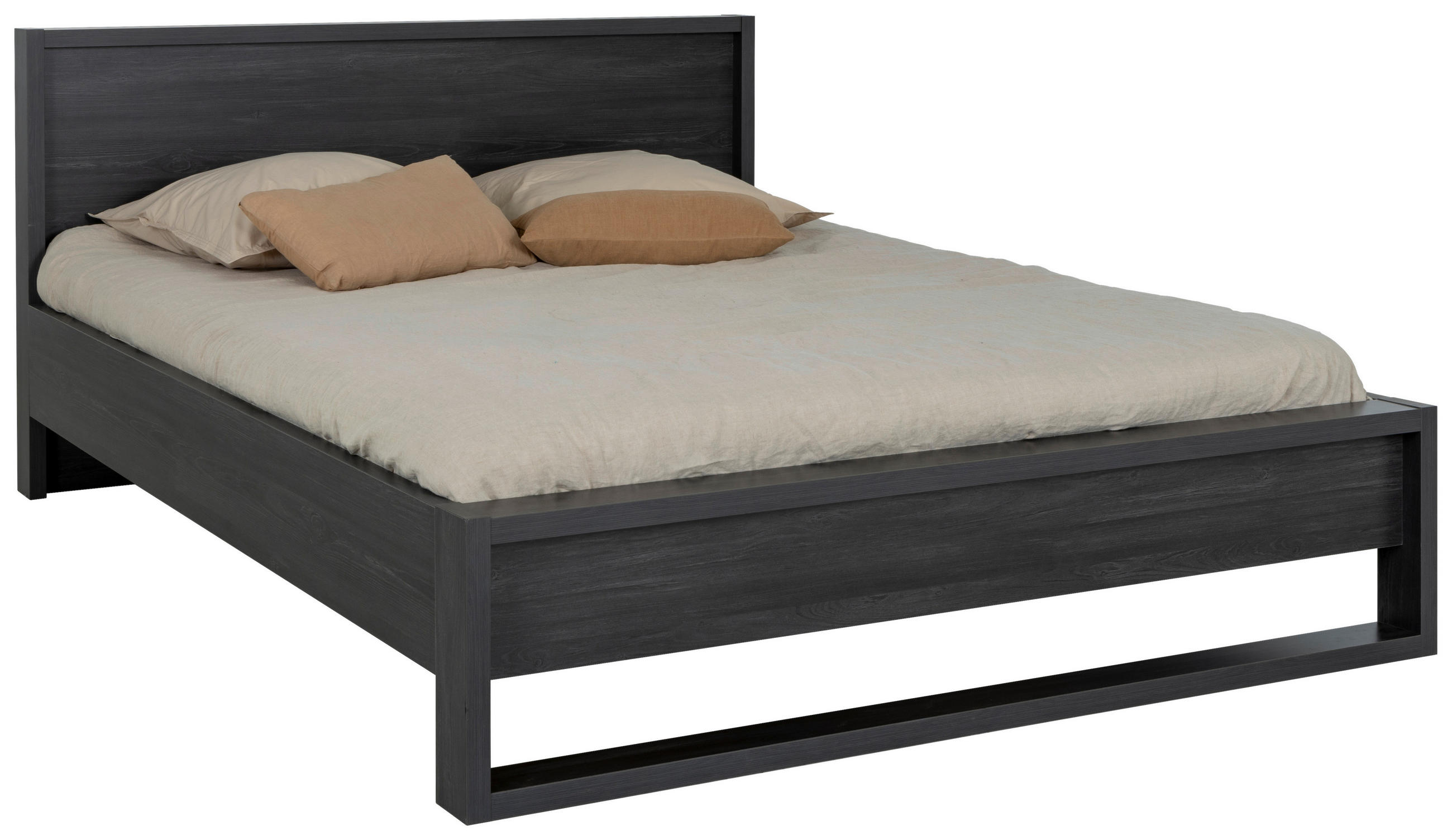 MID.YOU POSTEĽ, 160/200 cm, tmavý dub