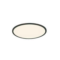 LED-DECKENLEUCHTE 62/4,2 cm   - Schwarz/Weiß, Design, Kunststoff/Metall (62/4,2cm) - Trio Leuchten