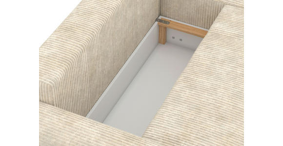 ECKSOFA in Webstoff Naturfarben  - Schwarz/Naturfarben, KONVENTIONELL, Kunststoff/Textil (270/192cm) - Carryhome