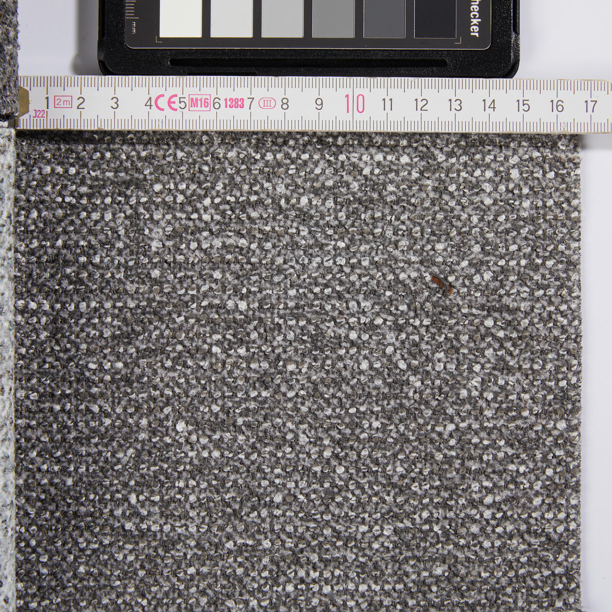 ECKSOFA in Chenille Hellgrau, Grau  187/299 cm  - Hellgrau/Schwarz, Design, Textil/Metall (187/299cm) - Schöner Wohnen