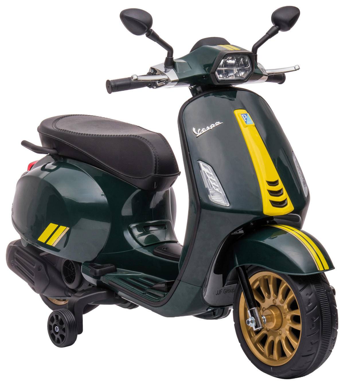 ELEKTRO-KINDERMOTORRAD Gelb, Grün 107/47/73 cm  - Gelb/Grün, KONVENTIONELL, Kunststoff/Metall (107/47/73cm)