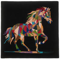 ORIENTTEPPICH  Wohnzimmer 150/150 cm Pegasus Multicolor quadratisch  - Multicolor, Design, Textil (150/150cm) - Cazaris