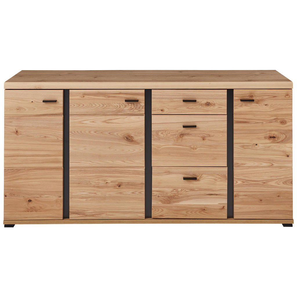 Linea Natura ŠIROKÁ KOMODA, jasan, barvy jasanu, dub artisan, 173/86/42 cm