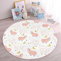 KINDERTEPPICH 150/150 cm Multicolor rund  - Multicolor, Basics, Textil (150/150cm)