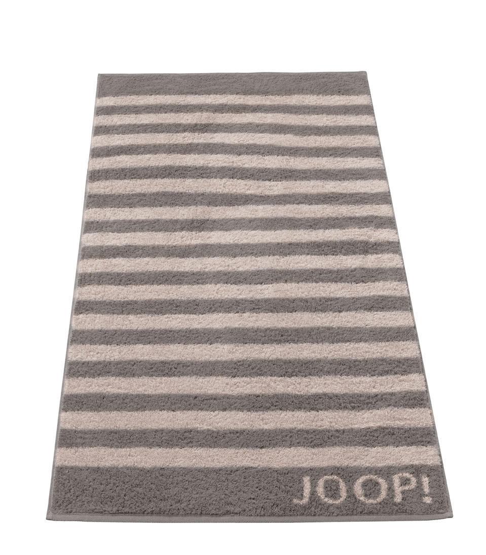 HANDTUCH Classic Stripes - Graphitfarben/Grau, Basics, Textil (50/100cm) - Joop!