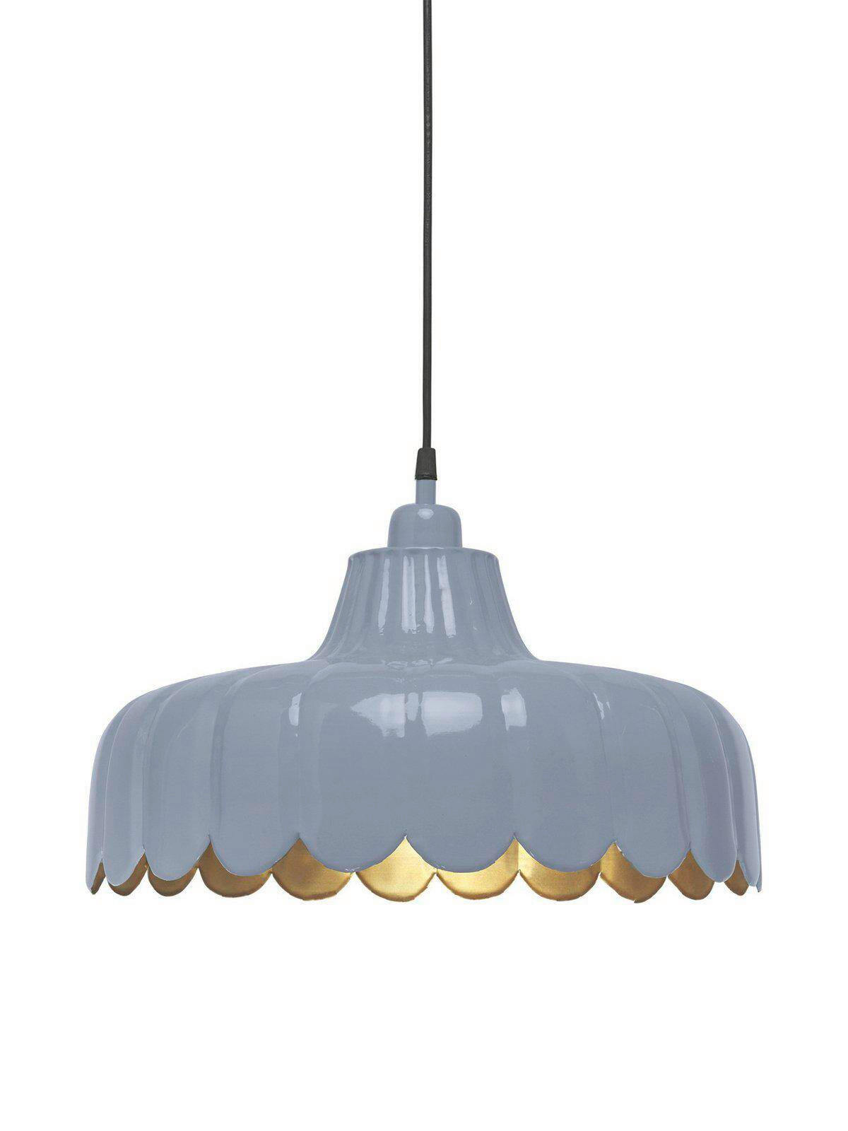 PR Home Hängeleuchte Wells Graublau 29 cm