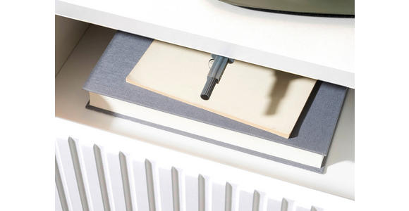 NACHTKÄSTCHEN 42/28/30 cm  in Weiß  - Weiß, KONVENTIONELL, Holzwerkstoff (42/28/30cm) - Carryhome