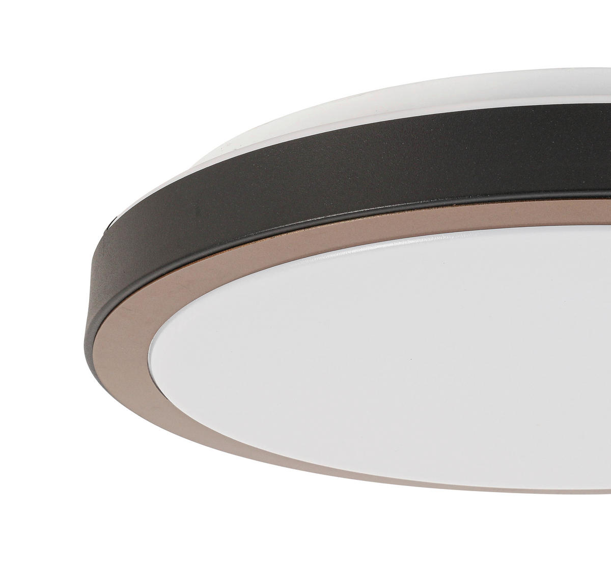 LED PLAFONJERA - bela/crna, Osnovno, metal/plastika (39/8cm) - Novel