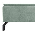 BOXSPRINGBETT 160/200 cm  in Mintgrün  - Schwarz/Mintgrün, Design, Textil/Metall (160/200cm) - Esposa