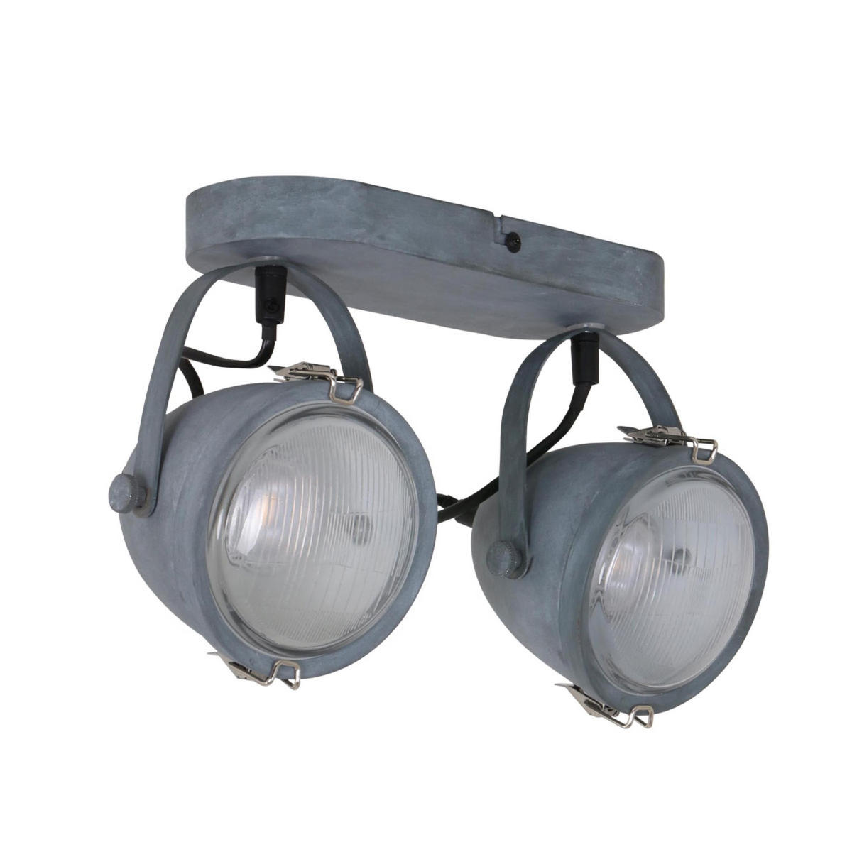 WANDLEUCHTE - Grau, Trend, Glas/Metall (11,5/19/31cm)