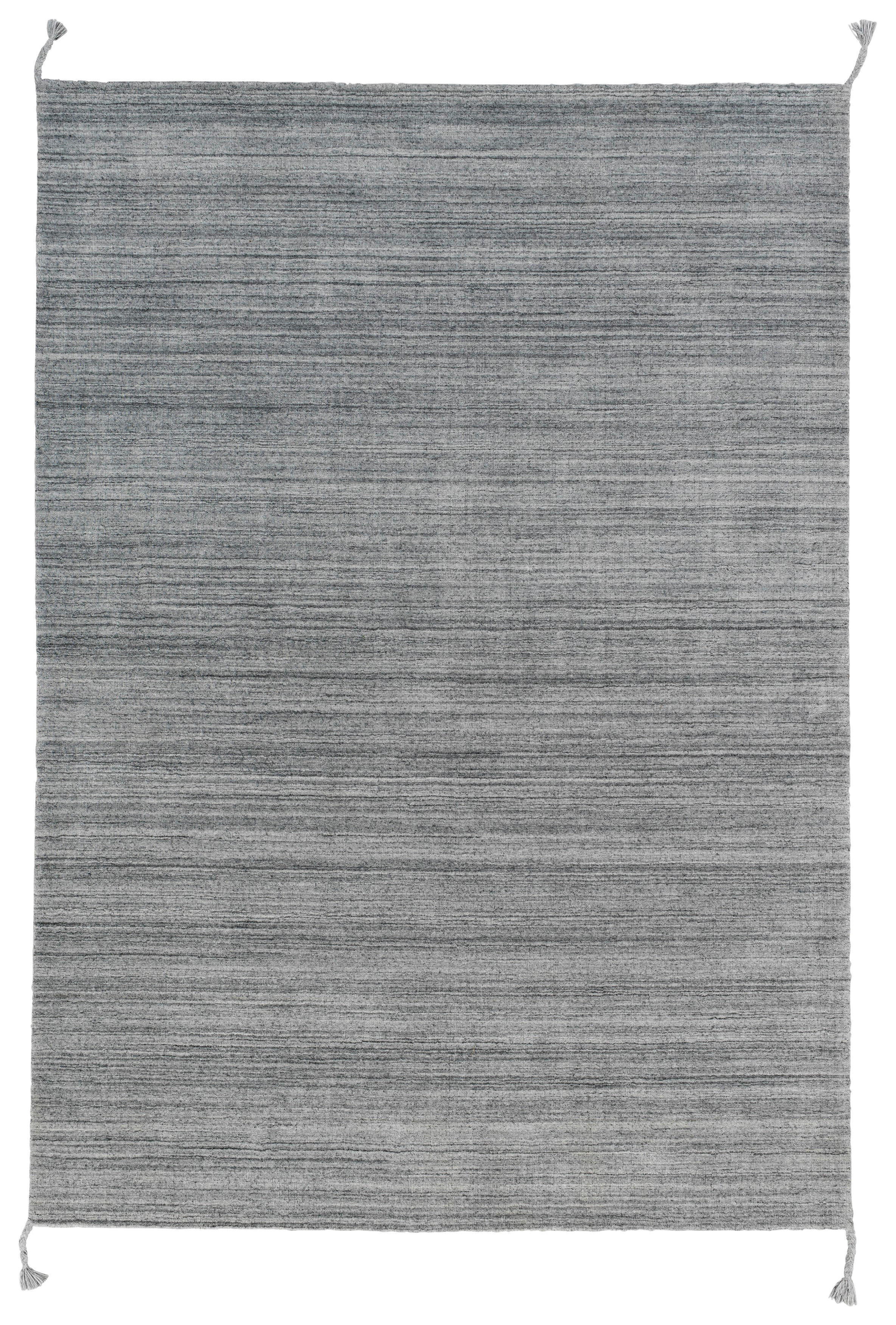 HANDWEBTEPPICH 140/200 cm  - Grau, Basics, Textil (140/200cm) - Schöner Wohnen