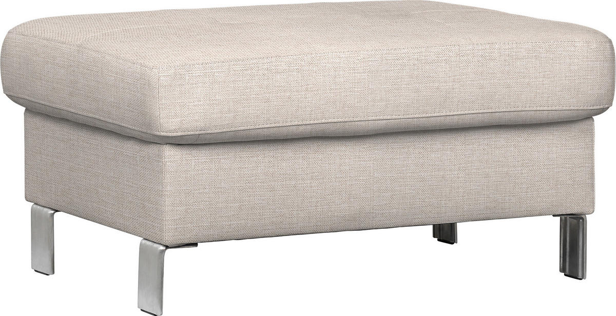 PALL i textil beige  - beige/kromfärg, Design, metall/textil (90/44/73cm) - Xora