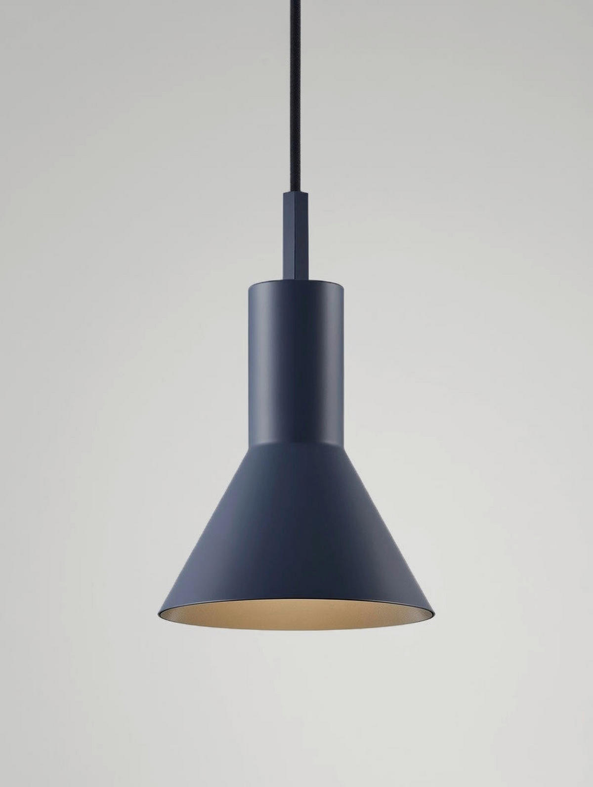 HÄNGELEUCHTE It's about RoMi 14.5/14.5/272 cm  - Dunkelblau, Trend, Metall (14.5/14.5/272cm) - It's about Romi