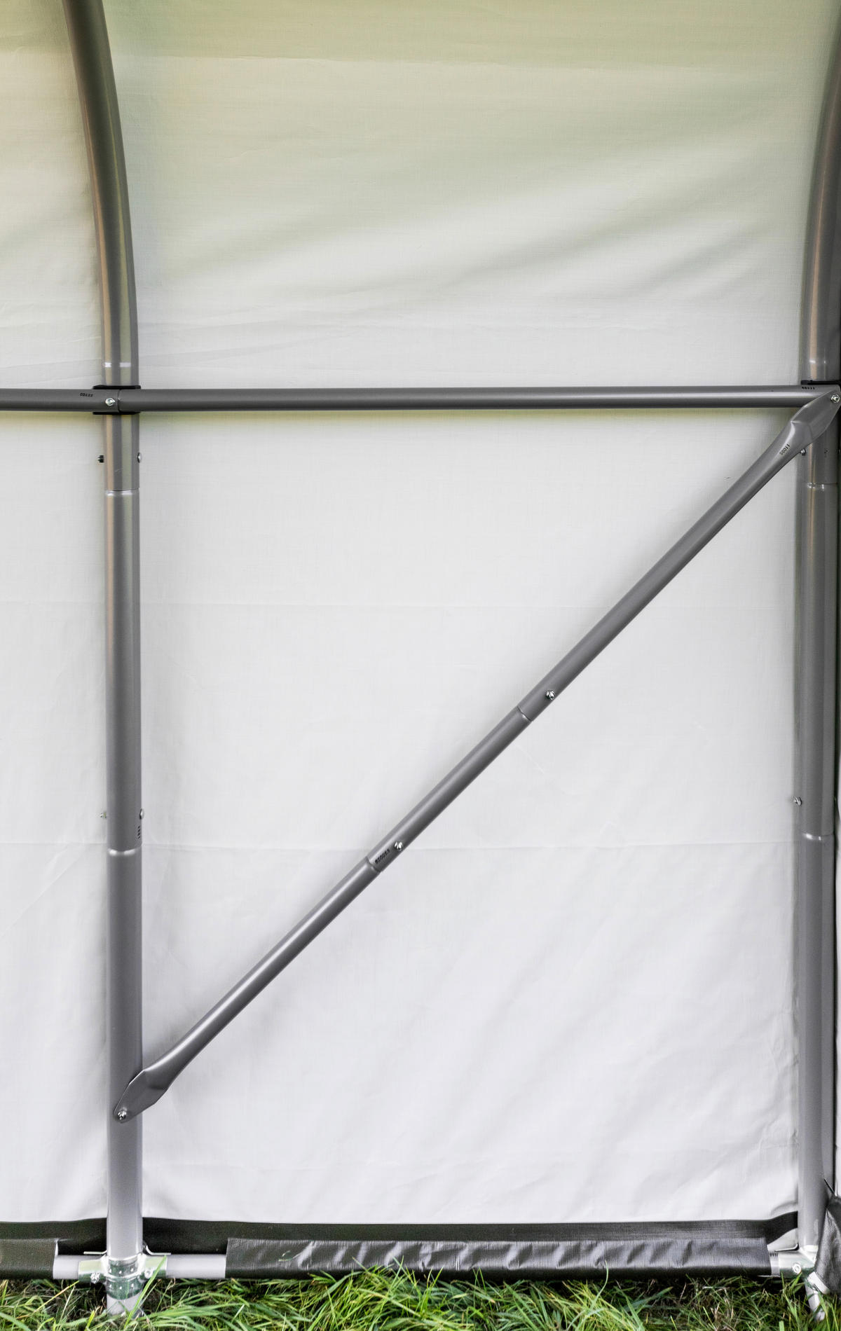 ZELTGARAGE  - Dunkelgrün, Basics, Kunststoff (730/670/380cm) - Ambia Garden
