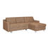 WOHNLANDSCHAFT in Textil Beige - Beige/Alufarben, KONVENTIONELL, Textil/Metall (236/158cm) - Sedda WOHNLANDSCHAFT in Textil Beige - Beige/Alufarben, KONVENTIONELL, Textil/Metall (236/158cm) - Sedda