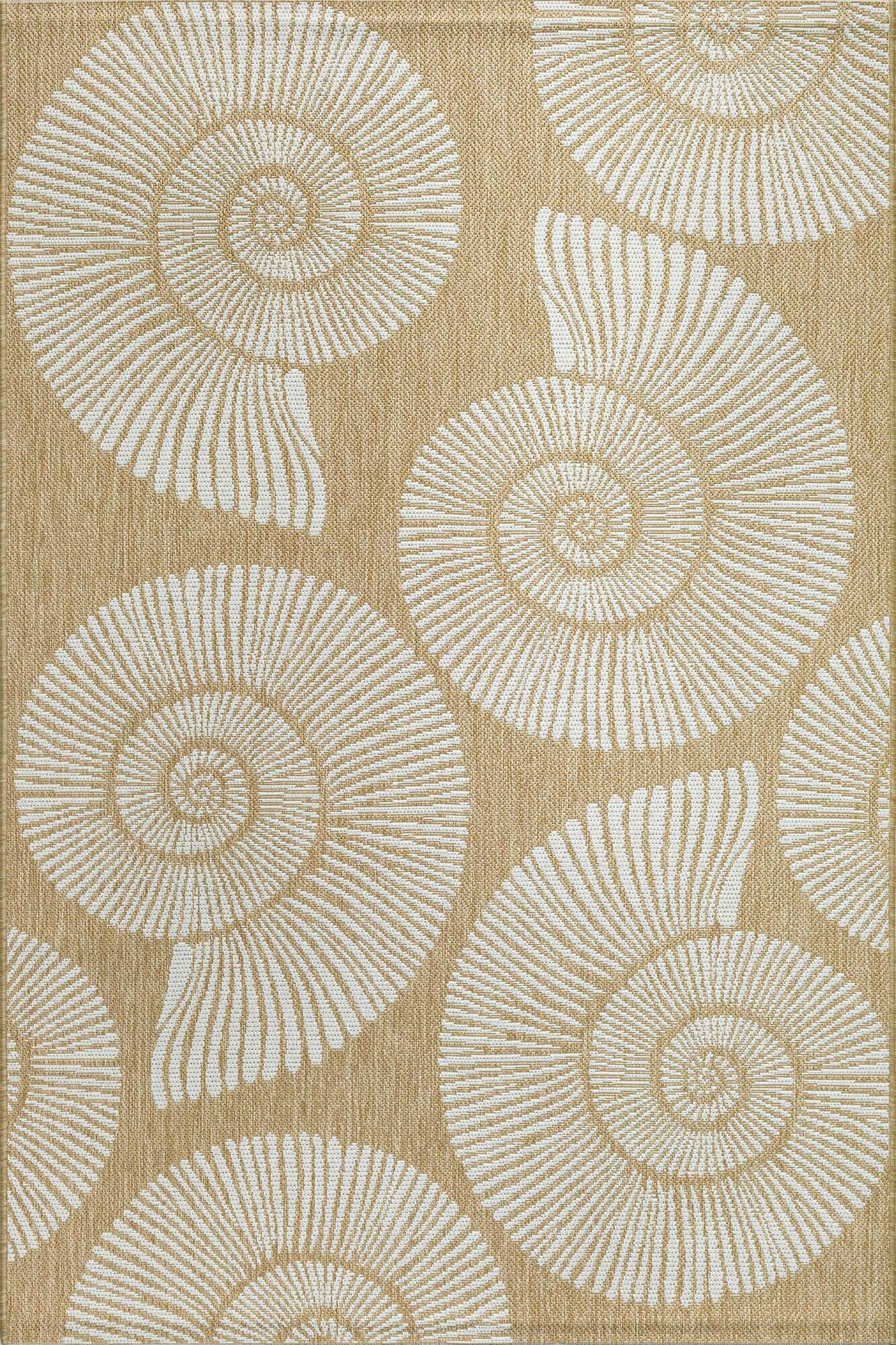 OUTDOORTEPPICH für Terrasse und Balkon 140/200 cm Regina Maritim Naturfarben  - Naturfarben, Design, Textil (140/200cm) - Ambia Garden