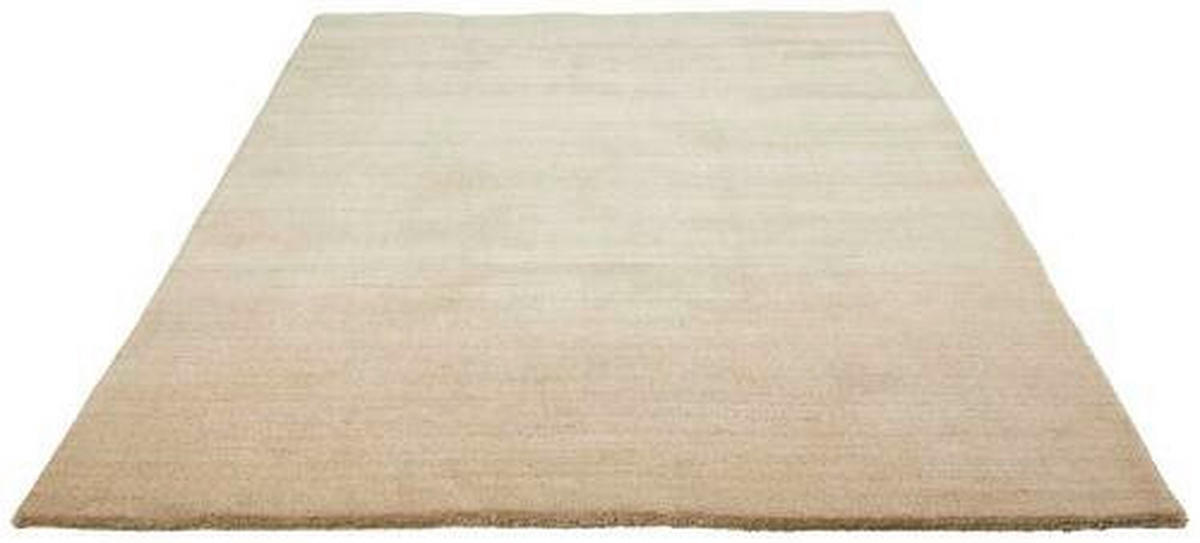 Wollteppich 80/150 cm Sandfarben  - Sandfarben, Natur, Textil (80/150cm) - Linea Natura
