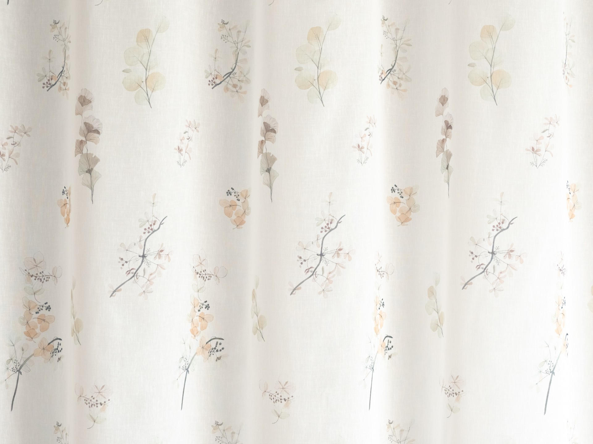 PERDEA  - bej/verde, Basics, textil (300cm)