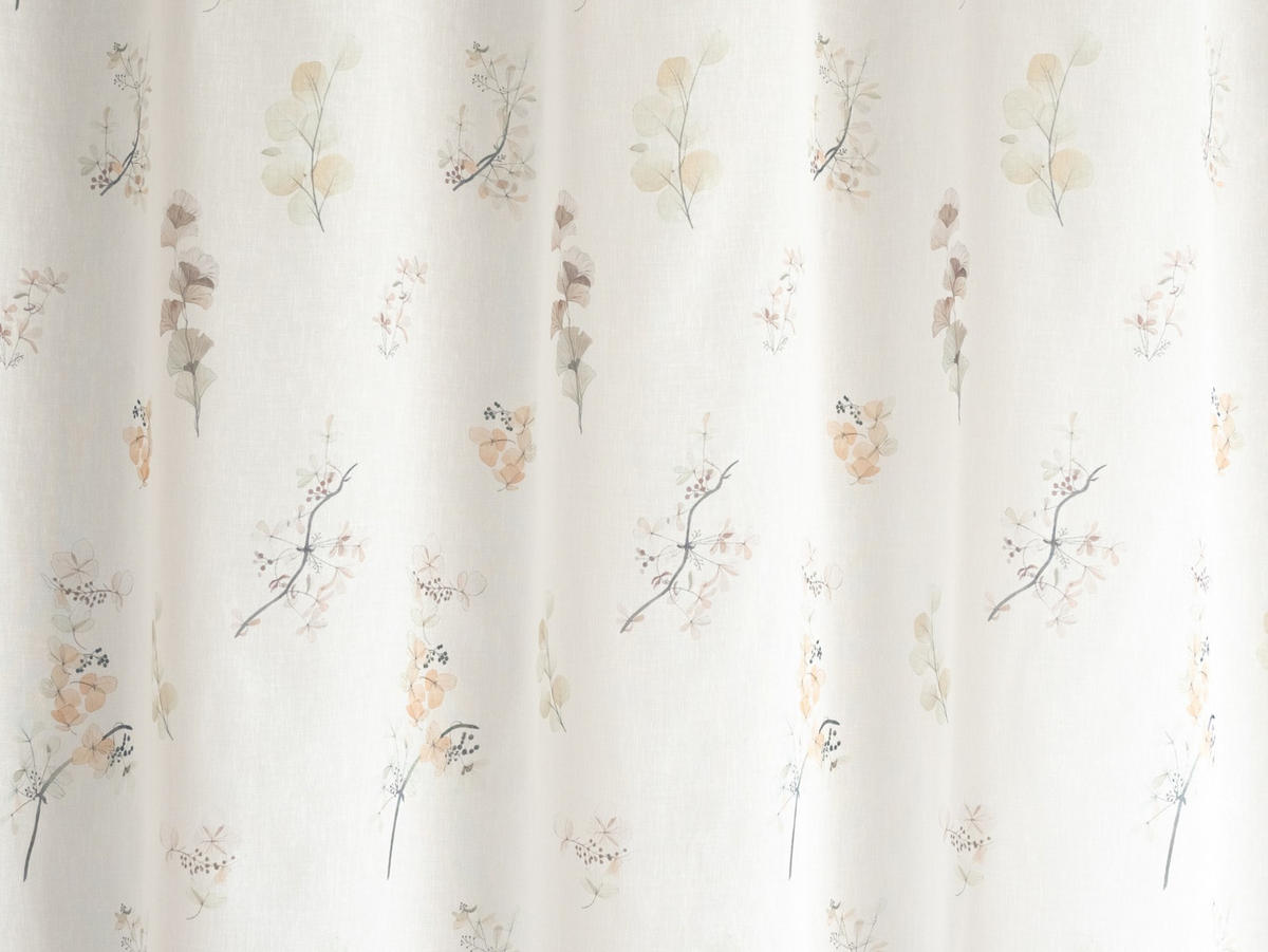 PERDEA  - bej/verde, Basics, textil (300cm)