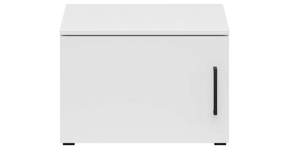 AUFSATZSCHRANK 50/35/40 cm - Schwarz/Weiß, MODERN, Holzwerkstoff/Kunststoff (50/35/40cm) - Carryhome