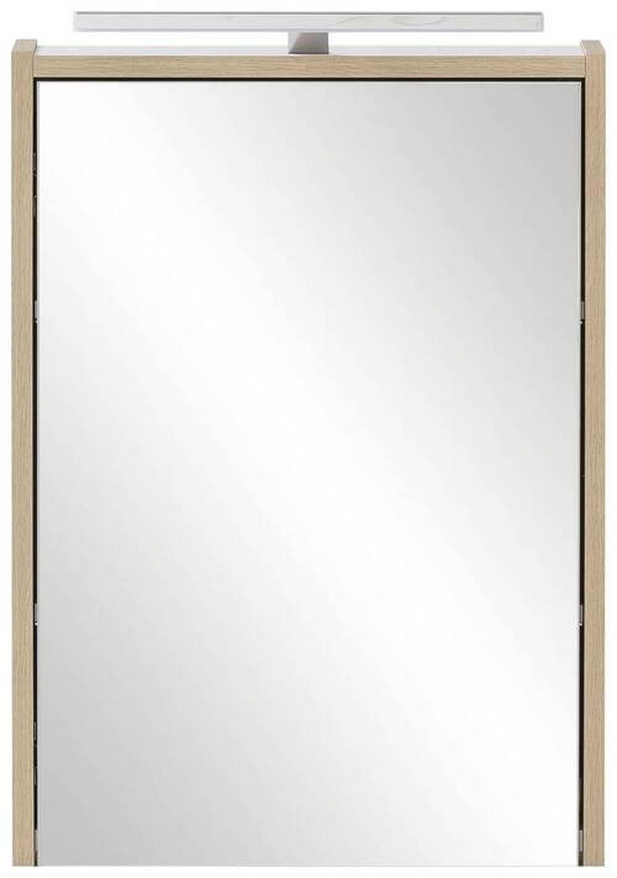 SPIEGELSCHRANK 43,5/64/16 cm  - Eichefarben, MODERN, Glas/Holzwerkstoff (43,5/64/16cm) - MID.YOU