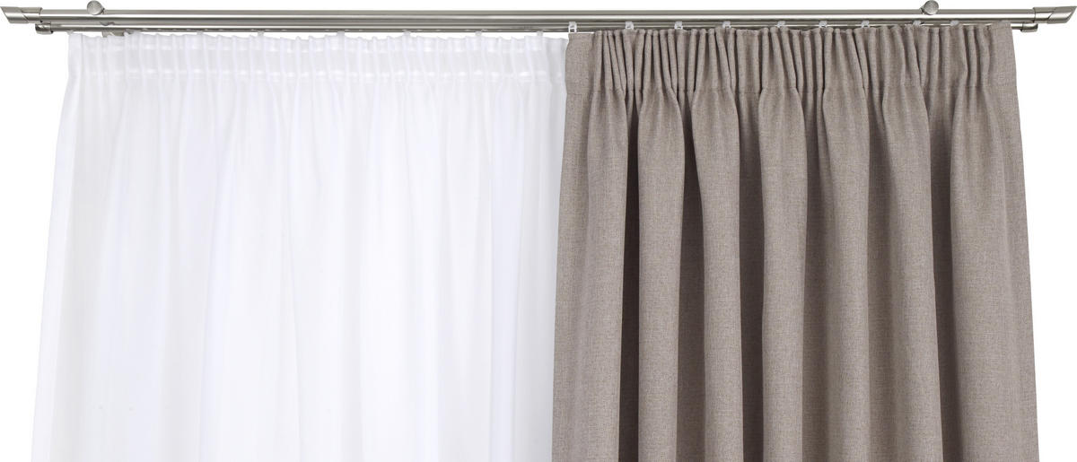 RUNDSTANGENGARNITUR 240 cm  - Basics, Metall (240cm) - Homeware
