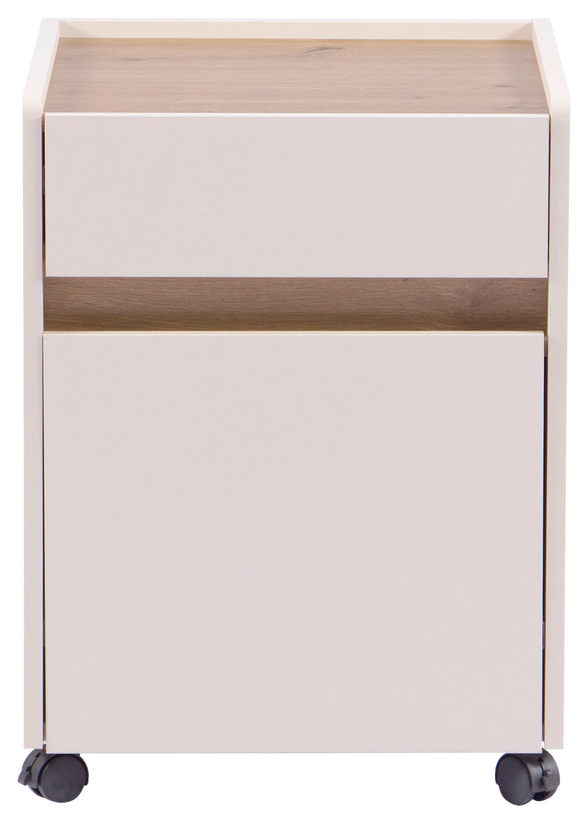 ROLLCONTAINER 43/57/43 cm  - Kaschmir/Eiche Artisan, MODERN, Holzwerkstoff/Kunststoff (43/57/43cm) - MID.YOU
