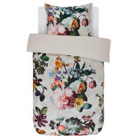 WENDEBETTWÄSCHE FLEUR DUVET COVER Satin 155/220 cm  - Creme, Trend, Textil (155/220cm) - Essenza
